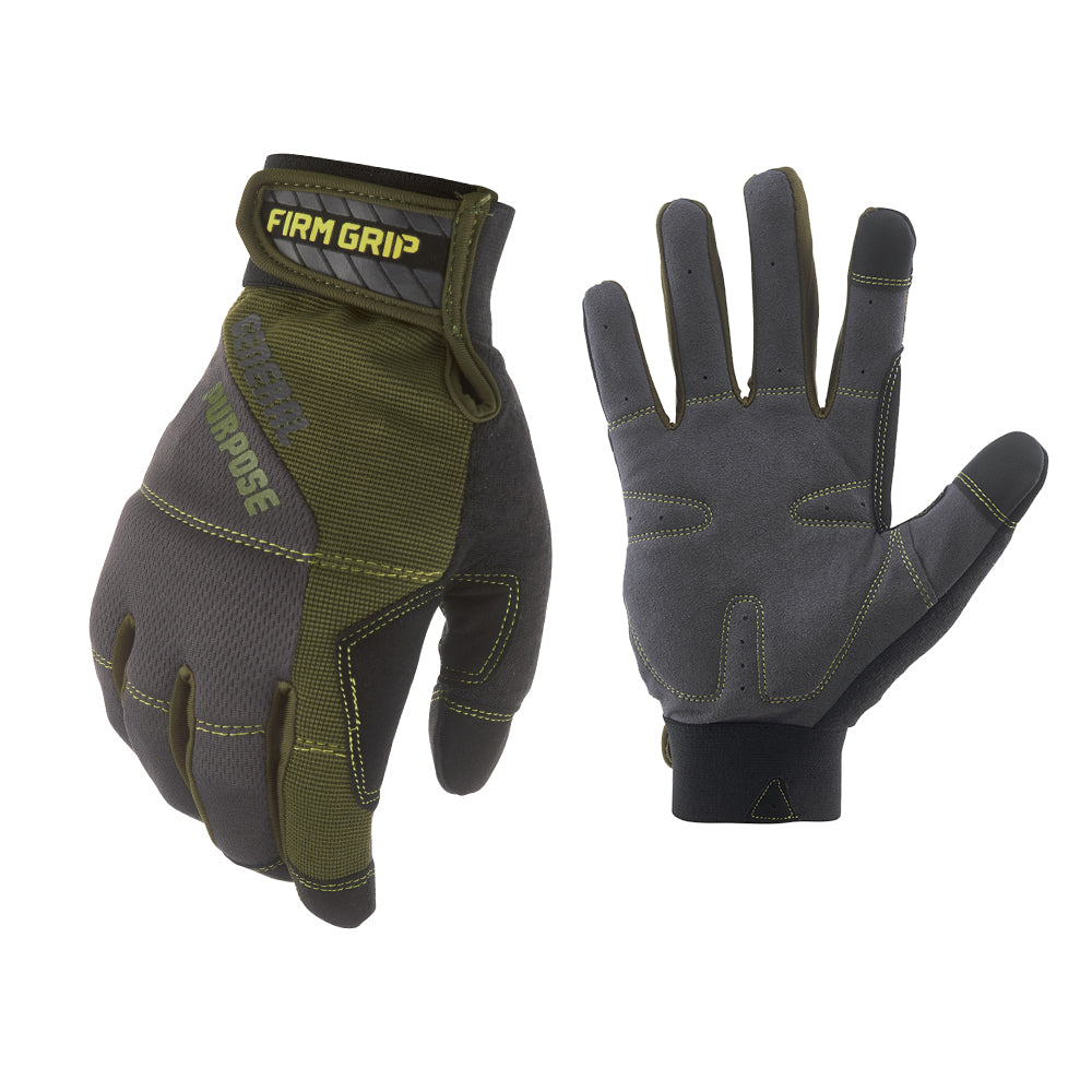 dark green gloves on a white background