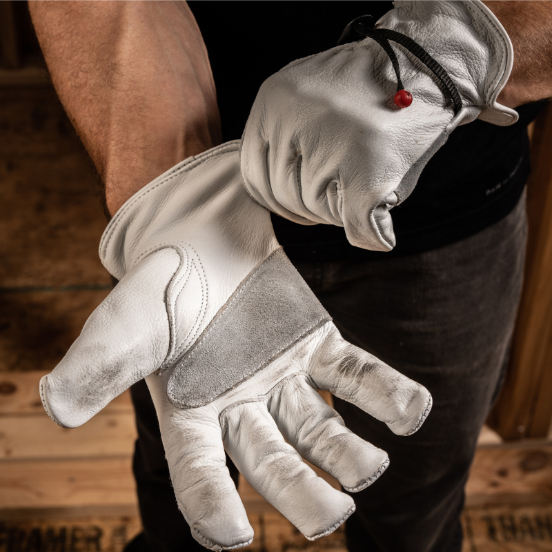 Cowhide Leather Work Gloves | Firm Grip