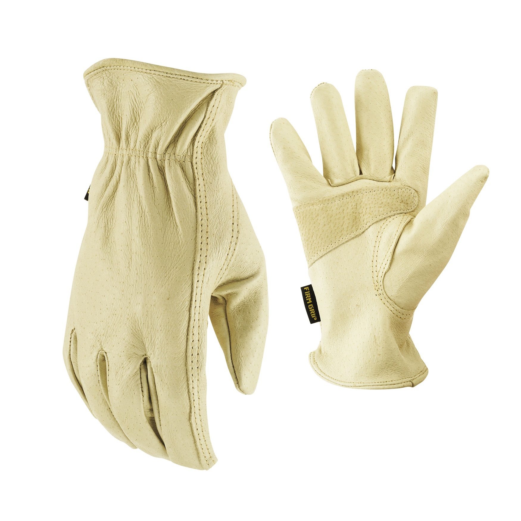 XL Grain Pigskin Gloves Reinf Tool Handz Frost Snug-Fitting Insul 